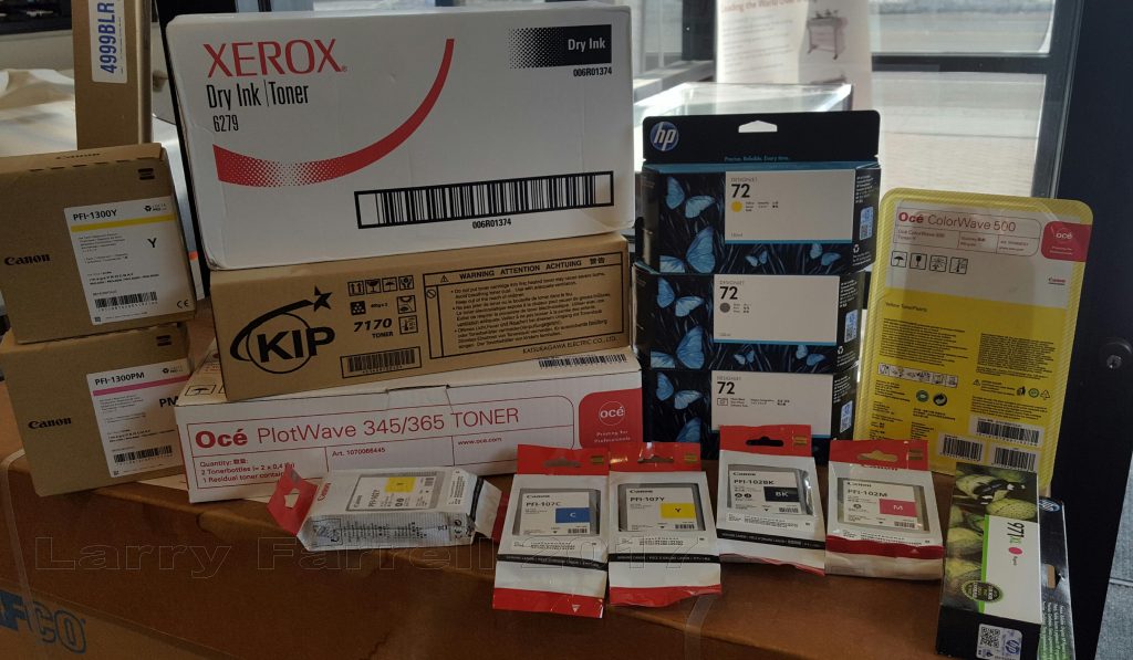 ink toner for canon hp kip oce xerox wide format printers long ink format
